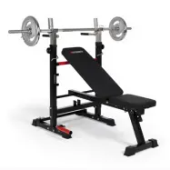 Träningsbänk Folding Bench& Barbell Rack Force 4.0, Hammer