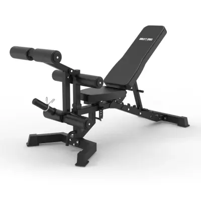 Träningsbänk Multi Justerbar Ställbar med Bencurl