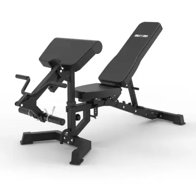 Träningsbänk Multi Justerbar Ställbar med Curlbänk