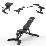 Träningsbänk Multi Justerbar Ställbar med Tillbehör
