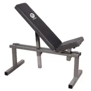 Master Fitness Träningsbänk Justerbar Maxvikt 200kg Silver I