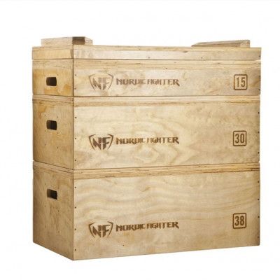 Nordic Fighter Wooden Jerk Blocks, Jerk Box