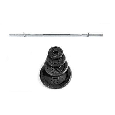 Abilica WeightBar Set 80 kg 25 mm, , Skivstångsset järn