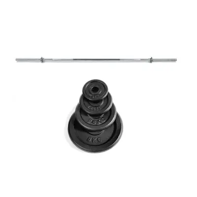 Abilica WeightBar Set 80 kg 25 mm, , Skivstångsset järn