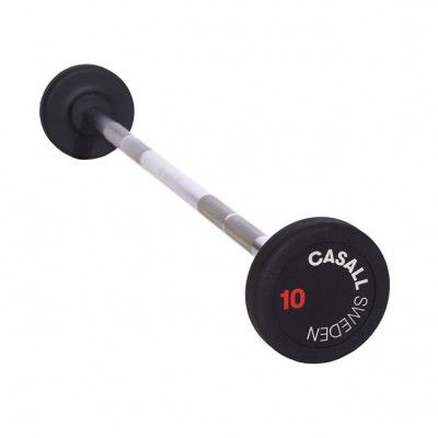 Casall Pro Fixed Barbell Rubber, Fast skivstång
