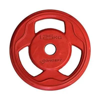 Concept Line New Pumpvikt styck 1,25 kg, Viktskivor gummerade