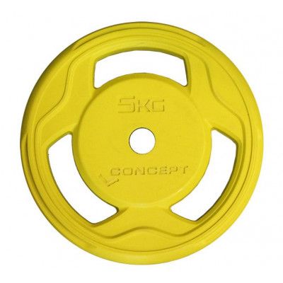 Concept Line New Pumpvikt styck 1,25 kg, Viktskivor gummerade