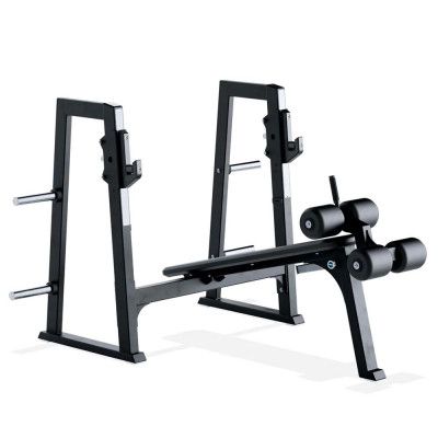 Eleiko Olympic Decline Bench - Black, Träningsbänk
