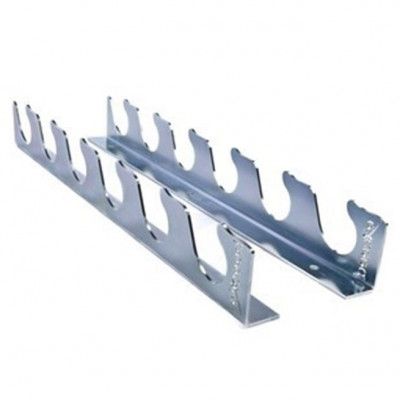 Eleiko Wall Mounted Bar Rack - Chromed, Ställning skivstänger