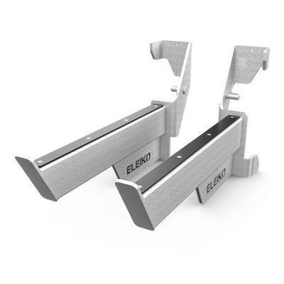 Eleiko XF 80 Safety Arms (Par) - Galvanized, Rig