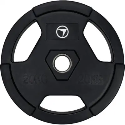 FitNord Viktskiva 20 kg, Tri Grip Black
