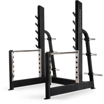 Freemotion Epic Free Weight Squat Rack, Skivstångsställning