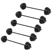 Gorilla Sports Skivstångspaket - 100 kg, Pump set