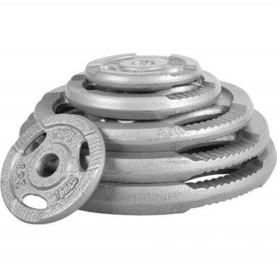 Gorilla Sports TRIGRIP Gjutjärn 5 kg 51mm, Viktskivor järn