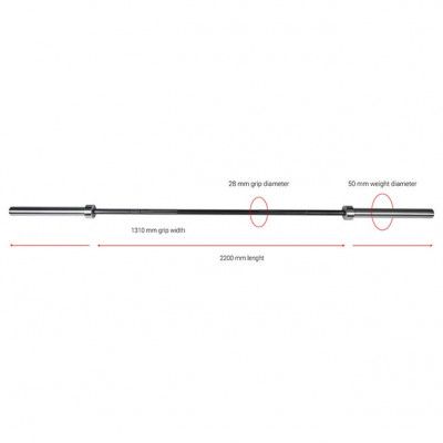 Gymleco Cross Hybrid Bar 50 mm