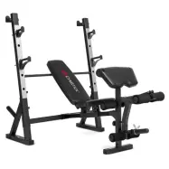 Gymstick Weight Bench Pro WB8.0, Träningsbänk med skivstångsställning
