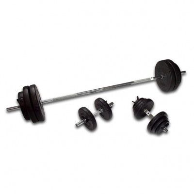 Hammer Sport Dumbbell Set, 76 kg, Skivstångset