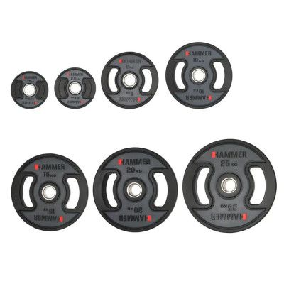 Hammer Sport Weight disc 50 mm PU, Viktskivor PU