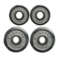 Hammer Sport Weight Disc Set - 2 X 0,5kg, 2 X 1,25kg, Viktpaket järn