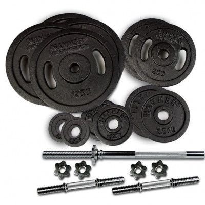 Hammer Sport Weight Discs 73 kg Set, Skivstångsset järn