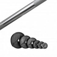 Järnviktspaket 107,5kg (50mm) Med/Utan Skivstång