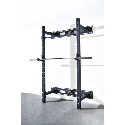 Kraftmark Fold Back Squat Rack, Skivstångsställning