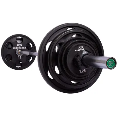 Kraftmark Lilla Paketet 87,5 kg, Skivstångsset PU