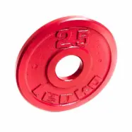 LEOKO viktskiva i metall 2,5 kg, IPF-godkänd för styrkelyft