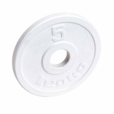 LEOKO viktskiva i metall 5 kg, IPF-godkänd för styrkelyft
