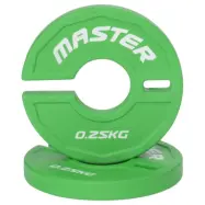 Master Fitness Add On Plates, Viktskivor Gummerade