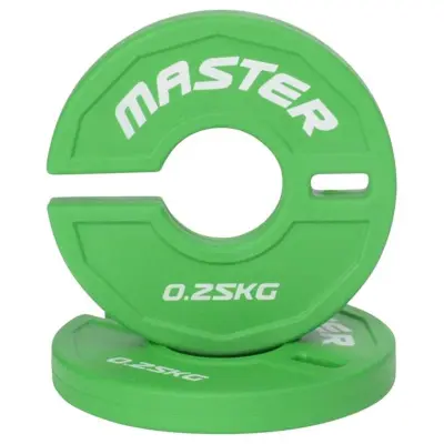 Master Fitness Add On Plates, Viktskivor Gummerade
