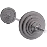 Master Fitness Skivstångsset 25 mm järn - 43 kg, Skivstångsset järn