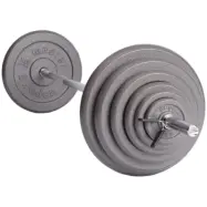 Master Fitness Skivstångsset 25 mm järn  - 73 kg, Skivstångsset järn