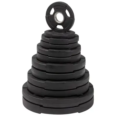 Master Fitness Viktpaket Deluxe 115kg, Viktpaket gummerade