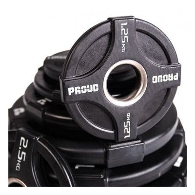 PROUD Rubber Weight Plate 2.0 Styck, Viktskiva Gummerad