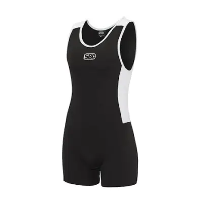 SBD Singlet Men Black 6 White - XXL