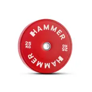 Bumper Viktskiva, 1 x 25 kg, Hammer