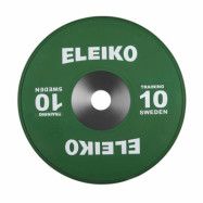 Eleiko IWF Weightlifting Training Disc, Viktskiva Gummerad