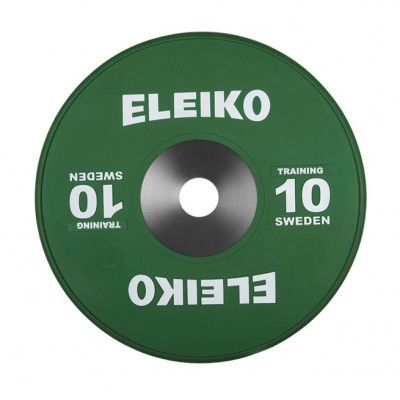 Eleiko IWF Weightlifting Training Disc, Viktskiva Gummerad