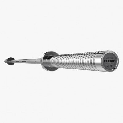 Eleiko Power Lock Weightlifting Training Bar, Skivstång