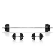 SkivstÃ¥ng &amp; Hantelset 50 kg, inSPORTline