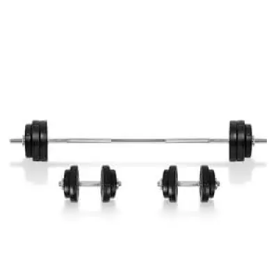 SkivstÃ¥ng & Hantelset 50 kg, inSPORTline