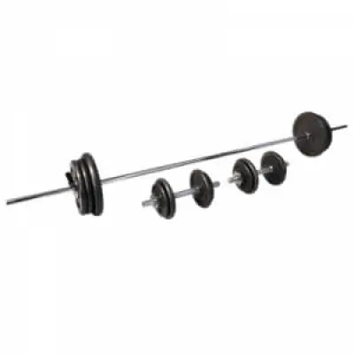 Skivstång& Hantelset 64 kg