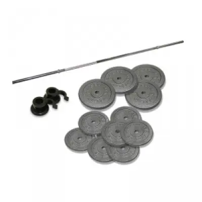 Skivstångsset 87 kg, JTC Power