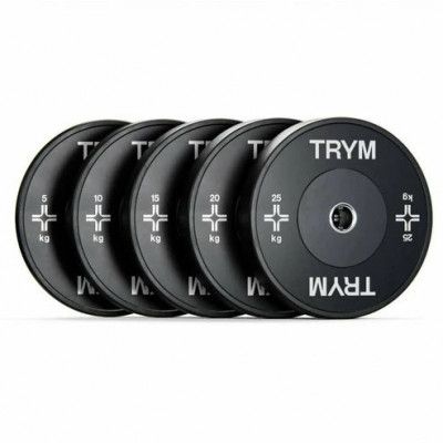 Bumper Plates RUBBER TRYM 51mm Set 150kg