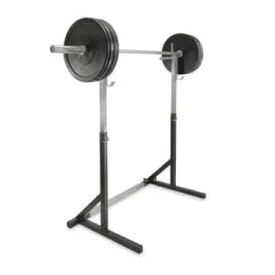 Bumper Skivstångsset 80 kg& Ställning, JTC Power
