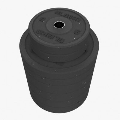 Eleiko XF Bumper Black 100 kg, Viktpaket bumper