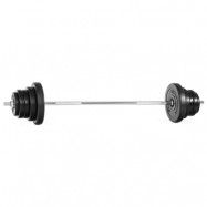 Gymstick Vinyl Weight Set - 50kg, Skivstångsset plast