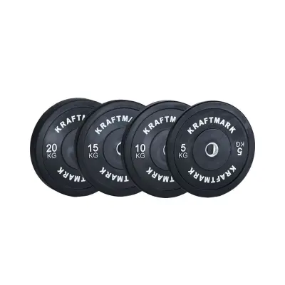 Kraftmark Internationellt Viktset Bumpers 1.0 100 kg, Paket Styrka - Bumper