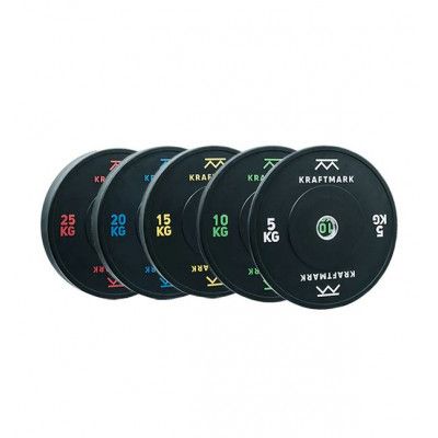 Kraftmark Internationellt Viktset Bumpers 2.0 150 kg, Viktpaket bumper